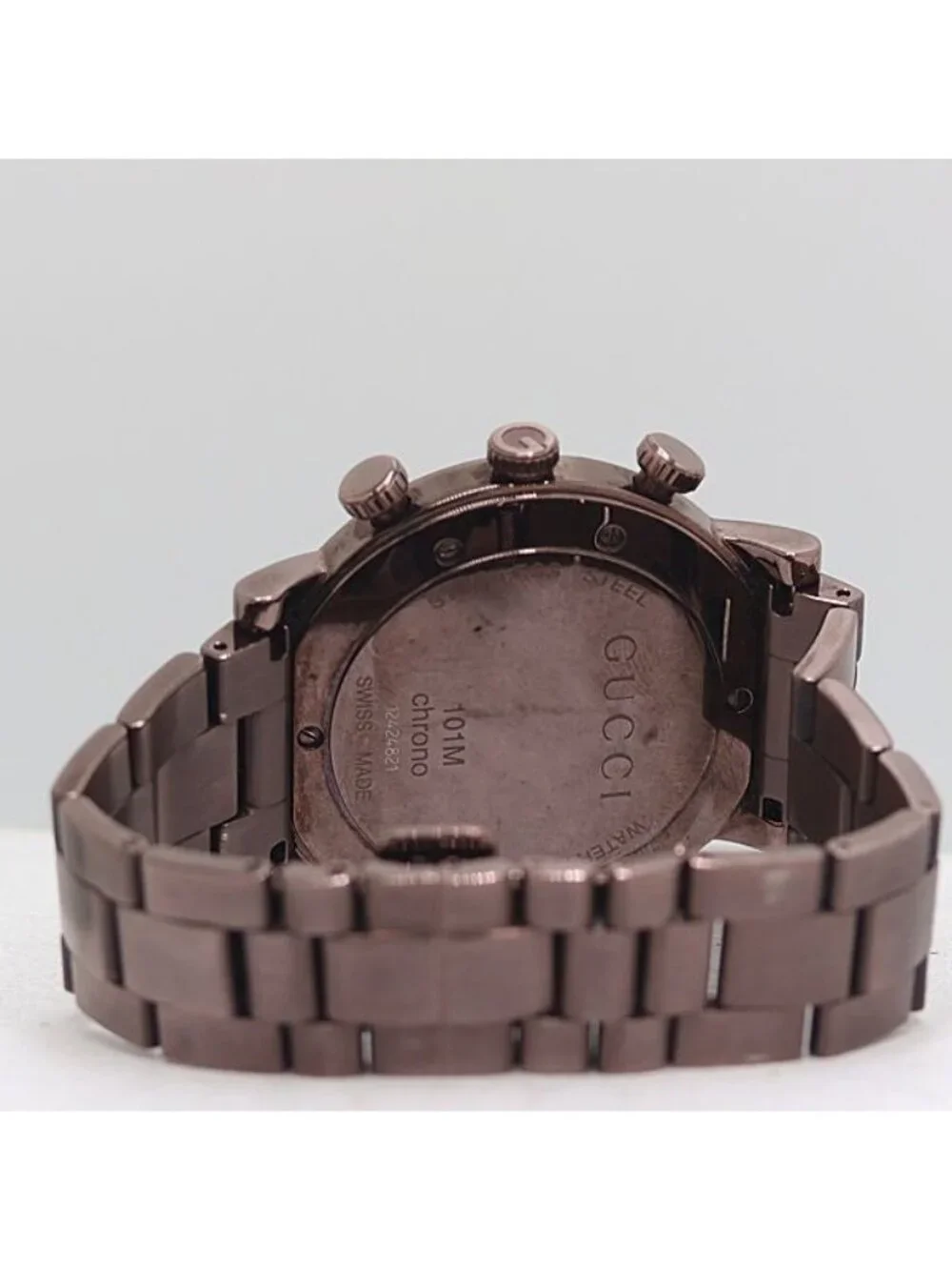 Gucci Chrono Quartz Brown Dial Watch